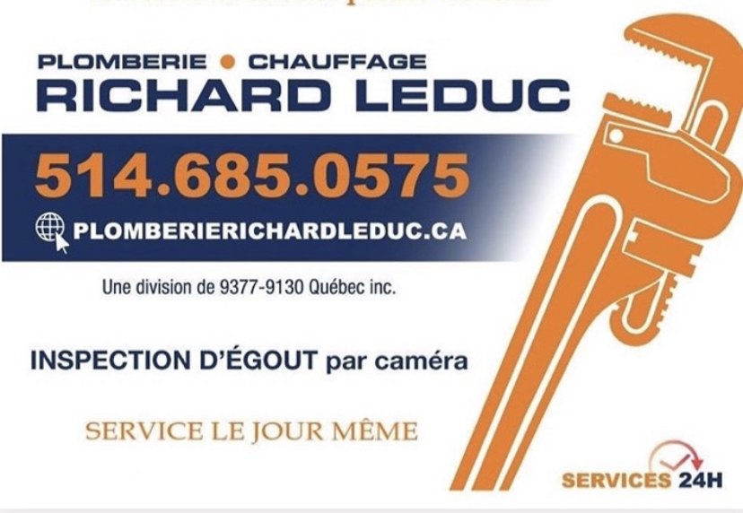 DERITEC RICHARD LEDUC PLUMBING 15739 Rue de la Caserne, Sainte