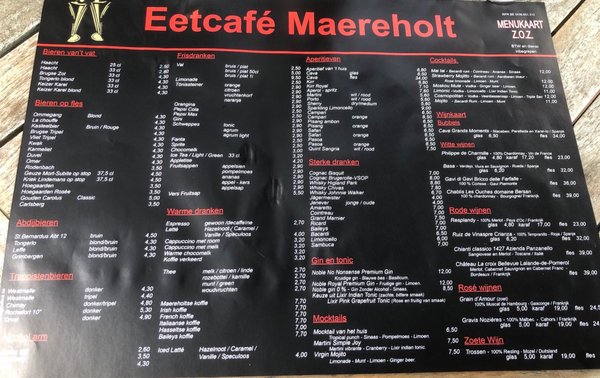 Menu photo 1 Maereholt Meerhout, VAN