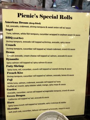 Menu photo 6 Picnic Sushi Fort Lee, NJ Menu photo 6 Picnic Sushi Fort Lee, NJ