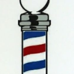Toni's Barber Shop - Barber pole.