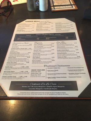 Menu photo 6 Mi Cocina Richardson, TX