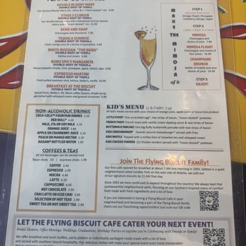 The Flying Biscuit Cafe - menu nov 2025 - Breakfast & Brunch Near Me - Houston, Texas