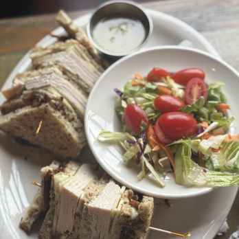 Farmhouse Cafe & Eatery - House Roasted Turkey Club Sandwich it looks amazing - Breakfast & Brunch Near Me - Westwood, New Jersey Farmhouse Cafe & Eatery - House Roasted Turkey Club Sandwich it looks amazing - Breakfast & Brunch Near Me - Westwood, New Jersey