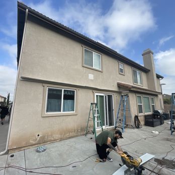 J H Construction - Start of the install - Gutter Services Near Me - Riverside, California