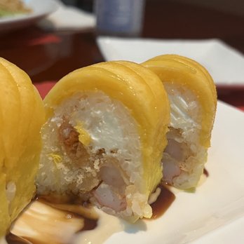 Bonsai II - 12. Yummy Roll with added on mango on top - Sushi Bars Near Me - Poughkeepsie, New York