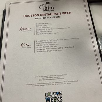 The Palm - Downtown Houston - Seafood Near Me - Houston, Texas The Palm - Downtown Houston - Seafood Near Me - Houston, Texas