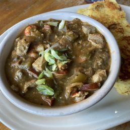 gumbo with crawfish added gumbo with crawfish added