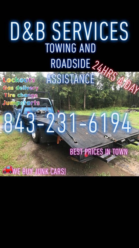 D&B SERVICES Towing Galivants Ferry, SC Phone Number Yelp