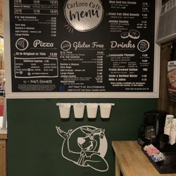 Cafe menu