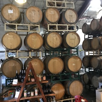 Hawk Watch Winery - Barrel room and merchandise center. - Wineries Near Me - Warner Springs, California