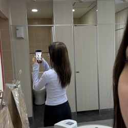 Before: bad hair job done