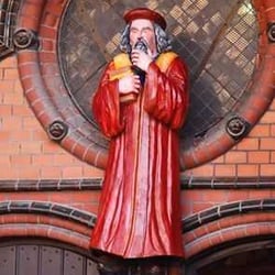 Lutherkirche - Melanchthon Figur.