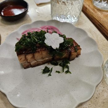 O'Kims - Confit pork belly - Korean Near Me - Honolulu, Hawaii O'Kims - Confit pork belly - Korean Near Me - Honolulu, Hawaii