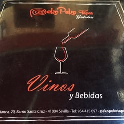 Peko Peko - Drink menu