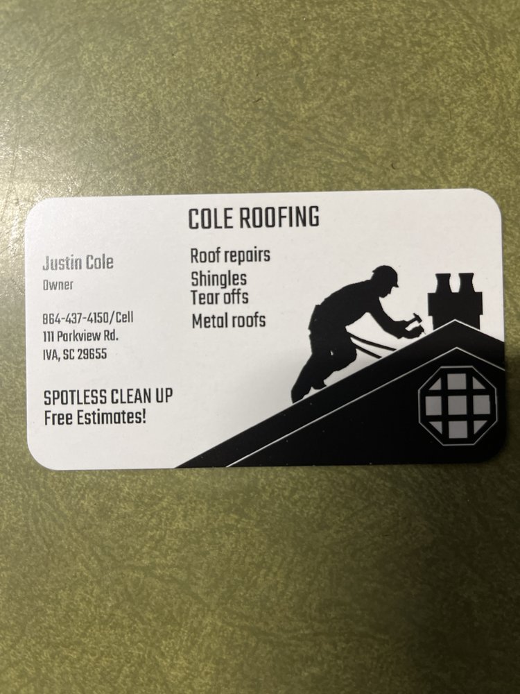 Slide of Cole Roofing