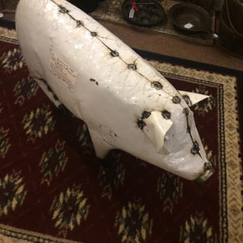 Sturbridge Antique Shops - Metal pig part 1 - Antiques Near Me - Sturbridge, Massachusetts