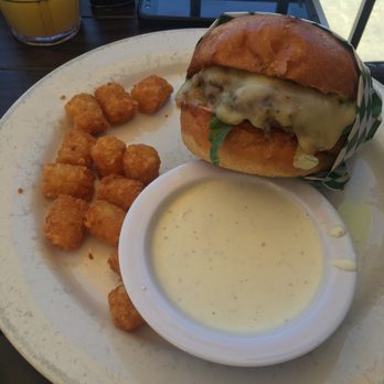 Gallagher's Pub & Grill - The Carlos Gallagher burger, pretty good, tots were plain, service was terrible - Pubs Near Me - Long Beach, California Gallagher's Pub & Grill - The Carlos Gallagher burger, pretty good, tots were plain, service was terrible - Pubs Near Me - Long Beach, California