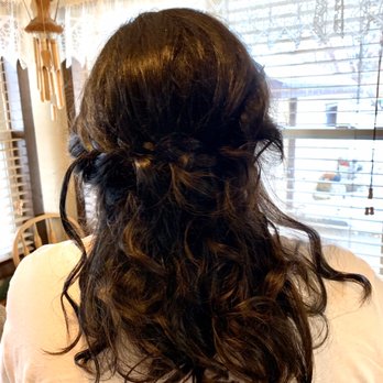MN Hairstyling - Half up half down hairstyle - Hair Salons Near Me - Blaine, Minnesota