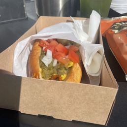 This Chicago Dog did not disappoint.  Everything was fresh, I enjoyed every bite.