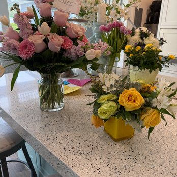 Especially For You - Ours is the small yellow roses in yellow square vase. - Florists Near Me - Salt Lake City, Utah