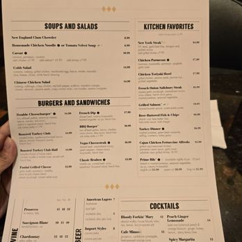 The Brass Fork - Menu Jul. 2026 - Cafes Near Me - Las Vegas, Nevada