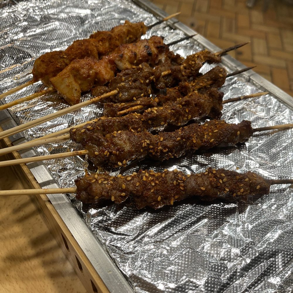 Friendship BBQ - Chicken wagyu and beef with fat skewers - Barbeque Near Me - Boston, Massachusetts