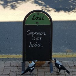 The Lost Deli - Our 2018 motto with our local minstrel maggies
