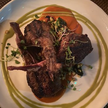 Oak Steakhouse - The lamb chops were delicious. The mint/tomato sauce really gave it extra flavor. - Steakhouses Near Me - Raleigh, North Carolina