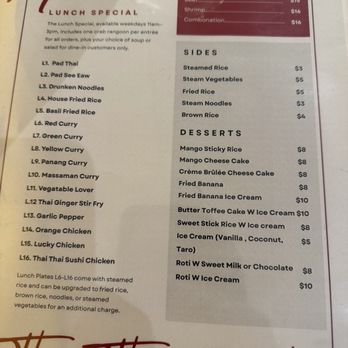 ThaiThai Sushi Restaurant - Current menu for lunch special. - Sushi Bars Near Me - Kansas City, Missouri ThaiThai Sushi Restaurant - Current menu for lunch special. - Sushi Bars Near Me - Kansas City, Missouri
