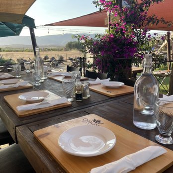 Corona del Valle - Our table & view - Wineries Near Me - Valle de Guadalupe, BCN