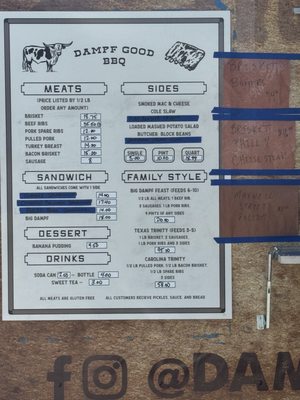 Menu photo 1 Dampf Good BBQ Cary, NC