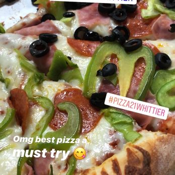 Pizza 21 - All All-In Special Pizza (no mushrooms n onions) - Pizza Near Me - Whittier, California Pizza 21 - All All-In Special Pizza (no mushrooms n onions) - Pizza Near Me - Whittier, California