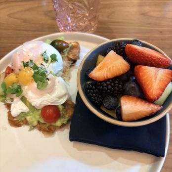 Willow & Ivy - Avocado toast with fresh fruit... - New American Near Me - Boston, Massachusetts Willow & Ivy - Avocado toast with fresh fruit... - New American Near Me - Boston, Massachusetts