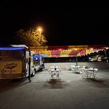 Taqueria Los Gavilanes - a food truck parked in a parking lot - Food Trucks Near Me Taqueria Los Gavilanes - a food truck parked in a parking lot - Food Trucks Near Me
