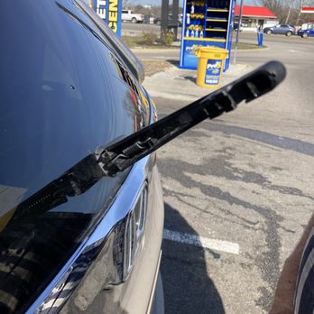 Take 5 Car Wash - blade completely torn off. attendant found it inside the wash - Car Wash Near Me - Columbia, Tennessee Take 5 Car Wash - blade completely torn off. attendant found it inside the wash - Car Wash Near Me - Columbia, Tennessee