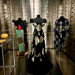 MUDE - Museu Design e da Moda - Featured exhibit: Vivian Westwood. Located in an old bank vault in the basement of the building. Super cool.