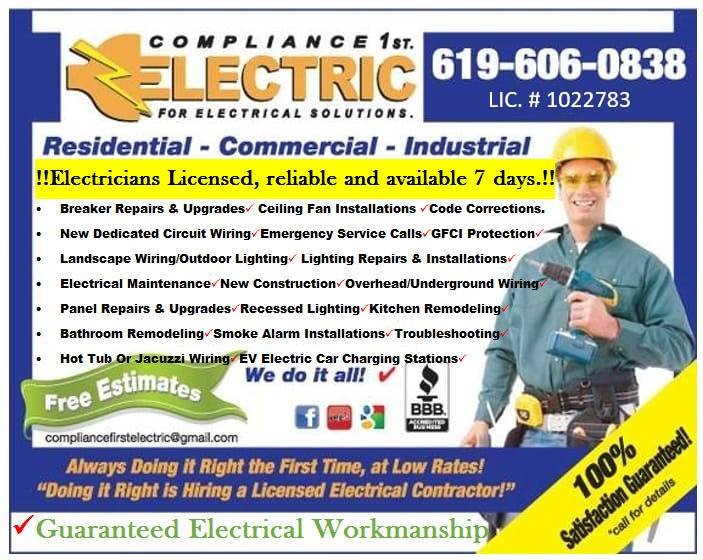 Slide of Compliance 1st Electric