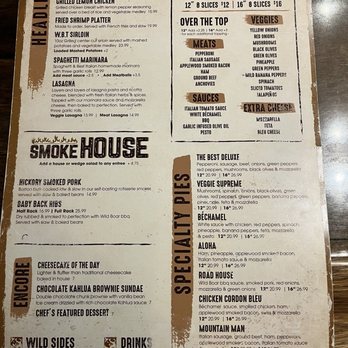 Wild Boar Tavern - Menu - Italian Near Me - Knoxville, Tennessee