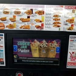 Sonic Drive-In - Bill Lewis of Vero Beach, Florida, visiting Sonic in Walterboro, South Carolina.