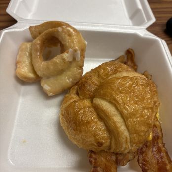 Le Donuts & Coffee - Croissant bacon egg and cheese sandwich, Old Fashioned Donut - Donuts Near Me - Kansas City, Missouri Le Donuts & Coffee - Croissant bacon egg and cheese sandwich, Old Fashioned Donut - Donuts Near Me - Kansas City, Missouri