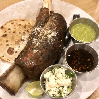 El Barrio Cantina - Carne Asada Beef Rib (small for $45) made about 4-6 tacos, super tender, but a bit bland - Mexican Near Me - Long Beach, California