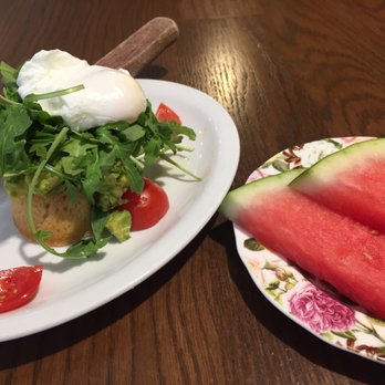 The Joy Bus Diner - Avocado toast and a side of fruit - Breakfast & Brunch Near Me - Phoenix, Arizona The Joy Bus Diner - Avocado toast and a side of fruit - Breakfast & Brunch Near Me - Phoenix, Arizona