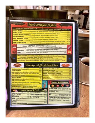 Menu photo 7 Mac's Restaurant Park Ridge, IL