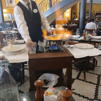 Palace Café - Bananas foster flambe - Cajun/Creole Near Me - New Orleans, Louisiana Palace Café - Bananas foster flambe - Cajun/Creole Near Me - New Orleans, Louisiana