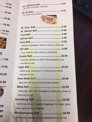 Menu photo 5 kanagawa Mechanicsburg, PA Menu photo 5 kanagawa Mechanicsburg, PA