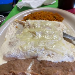 Sour cream enchiladas