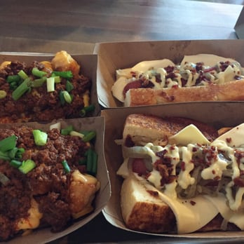 Dog Haus - Centennial - Chili cheese tots and the Scott Baioli. - Burgers Near Me - Centennial, Colorado