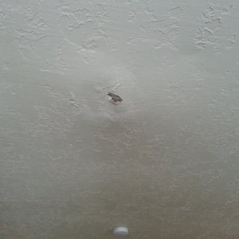 King Realty & Management Inc - bubble and hole from water leak in master.(before repair) - Real Estate Services Near Me - Arlington, Texas King Realty & Management Inc - bubble and hole from water leak in master.(before repair) - Real Estate Services Near Me - Arlington, Texas