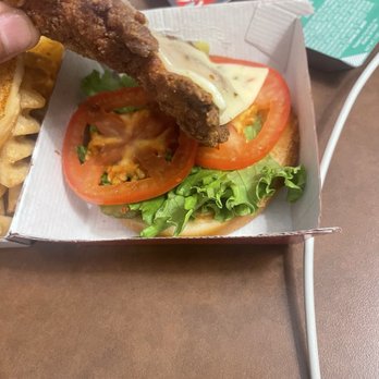 Chick-fil-A - Thinnest chicken patty not chick fil a standards - Fast Food Near Me - San Antonio, Texas Chick-fil-A - Thinnest chicken patty not chick fil a standards - Fast Food Near Me - San Antonio, Texas