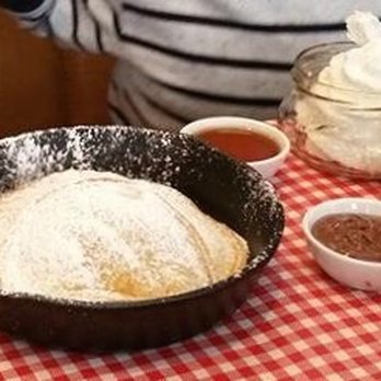 Cafe Landwer - Rutherford & Bathurst - Pancake breakfast with hot Nutella, maple, whipped cream and yummy fruit. - Cafes Near Me - Maple, Ontario Cafe Landwer - Rutherford & Bathurst - Pancake breakfast with hot Nutella, maple, whipped cream and yummy fruit. - Cafes Near Me - Maple, Ontario